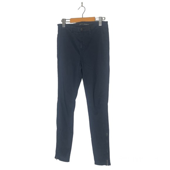 J Brand for Trilogy Navy High Rise Skinny Jeggings Size 27 Neutral Classic - Picture 1 of 11